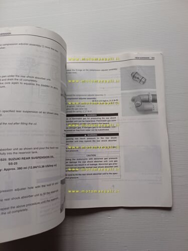 Suzuki RM-Z 450 2004 manuale uso manutenzione officina INGLESE originale