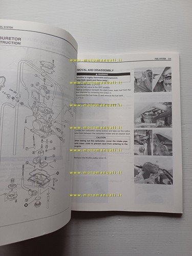 Suzuki RM-Z 450 2004 manuale uso manutenzione officina INGLESE originale