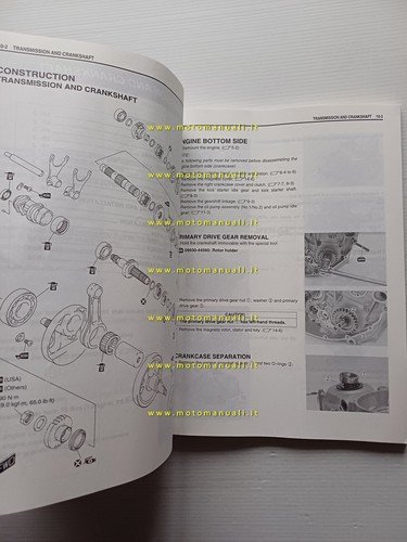 Suzuki RM-Z 450 2004 manuale uso manutenzione officina INGLESE originale
