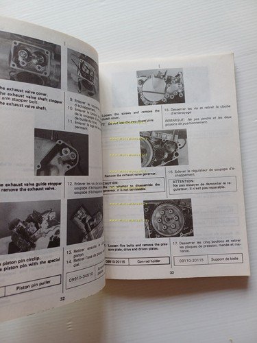 Suzuki RMX 250 Enduro 1989-90 manuale uso manutenzione originale