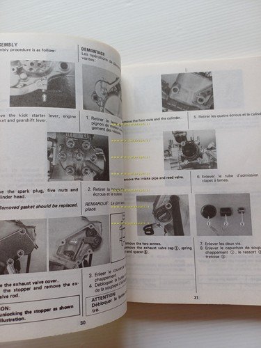 Suzuki RMX 250 Enduro 1989-90 manuale uso manutenzione originale