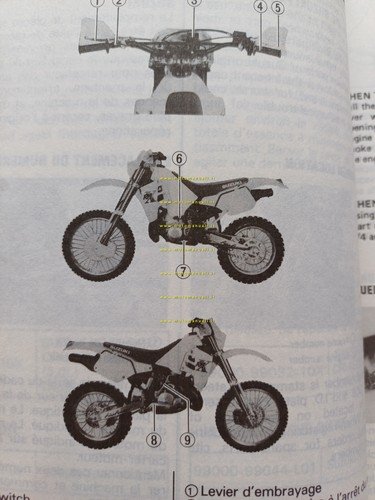 Suzuki RMX 250 Enduro 1989-90 manuale uso manutenzione originale