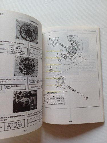 Suzuki RMX 250 Enduro 1989-90 manuale uso manutenzione originale