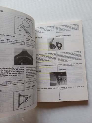 Suzuki RMX 250 Enduro 1989-90 manuale uso manutenzione originale