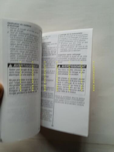 SUZUKI RV 125 2002 manuale uso manutenzione FRANCESE originale