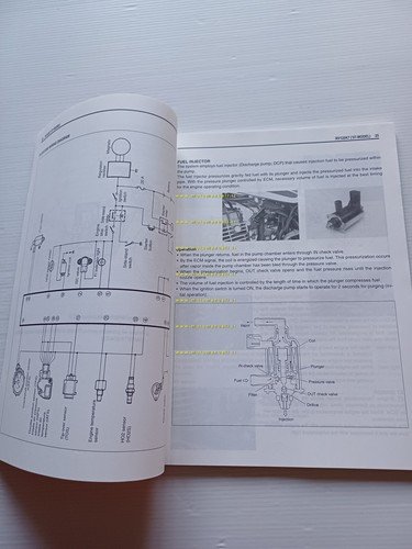 Suzuki RV 125 AGGIORNAMENTO 2006 manuale officina INGLESE originale