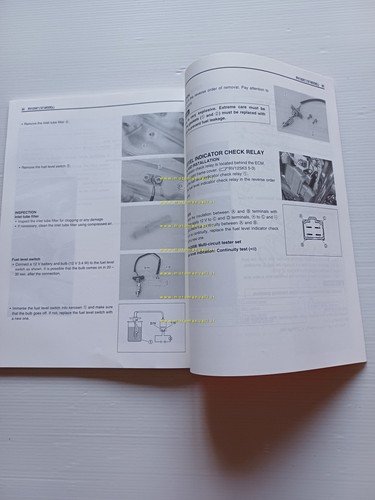 Suzuki RV 125 AGGIORNAMENTO 2006 manuale officina INGLESE originale