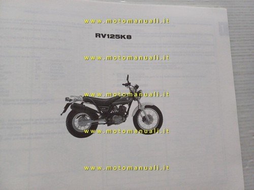 Suzuki RV 125 K8 2007 catalogo ricambi ORIGINALE spare parts …