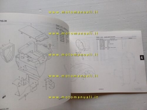 Suzuki RV 125 K8 2007 catalogo ricambi ORIGINALE spare parts …