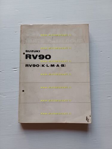 Suzuki RV 90 K-L-M-A-B 1976 catalogo ricambi originale spare parts …