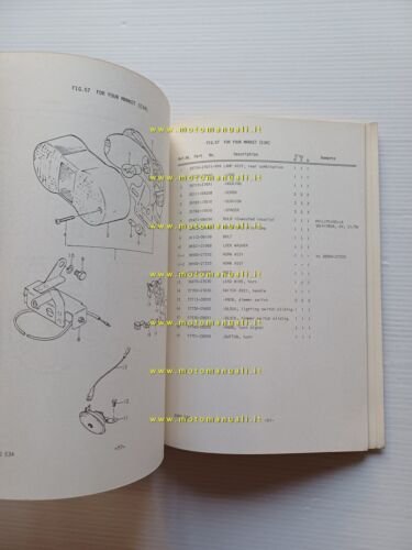 Suzuki RV 90 K-L-M-A-B 1976 catalogo ricambi originale spare parts …