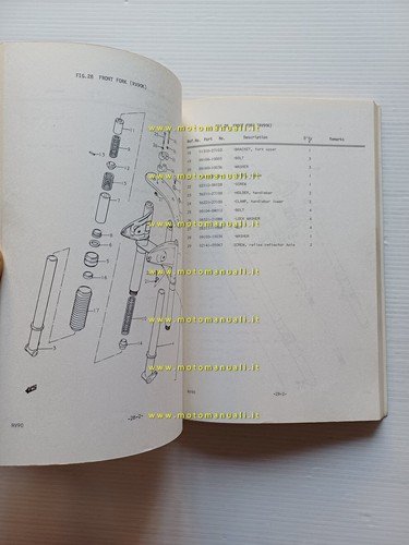 Suzuki RV 90 K-L-M-A-B 1976 catalogo ricambi originale spare parts …