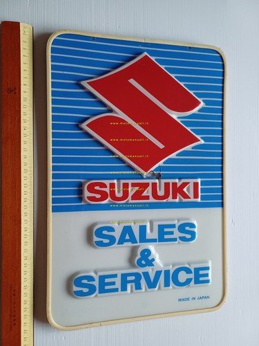 Suzuki Sales & Service insegna originale anni 70