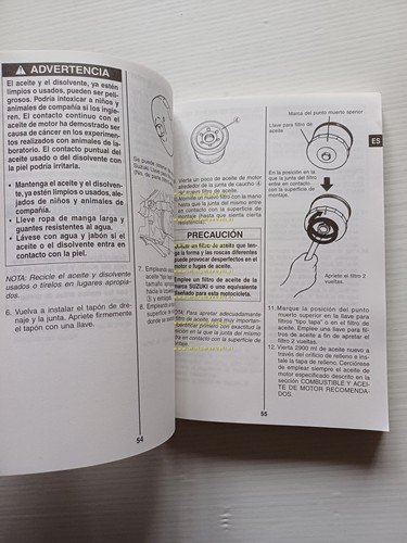 SUZUKI SV 1000 S 2002-03 manuale uso manutenzione libretto italiano …