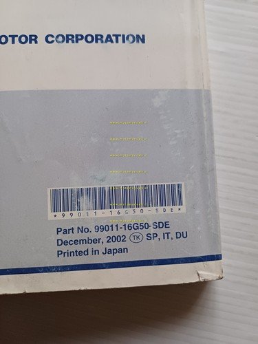 SUZUKI SV 1000 S 2002-03 manuale uso manutenzione libretto italiano …