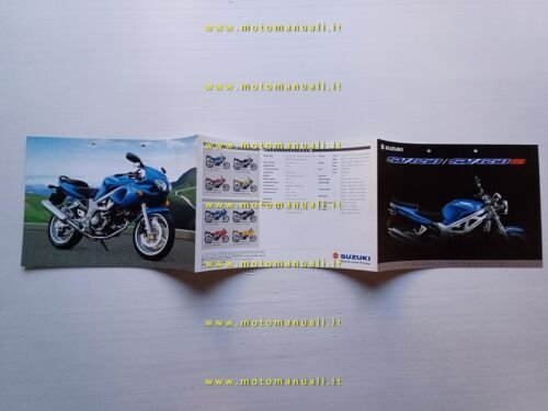 Suzuki SV 650 - SV 650 S 1998 depliant originale …