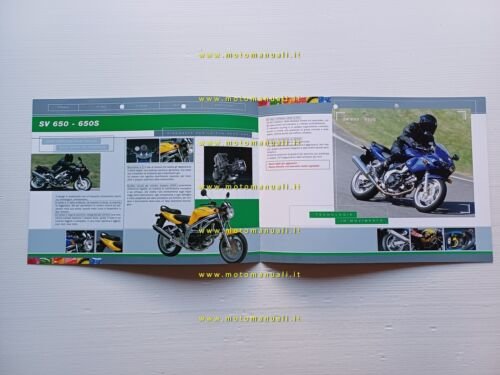 Suzuki SV 650 - SV 650 S 2001-2002 depliant originale …