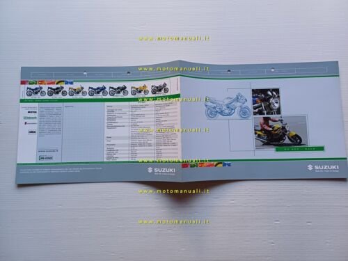 Suzuki SV 650 - SV 650 S 2001-2002 depliant originale …