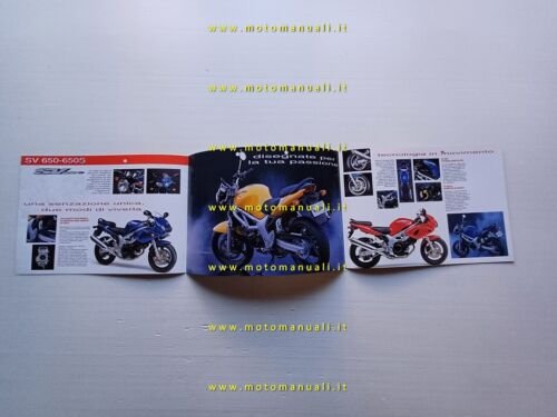 Suzuki SV 650 - SV 650 S depliant originale italiano