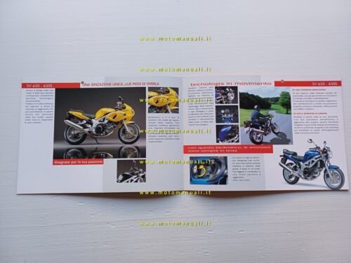 Suzuki SV 650 - SV 650 S depliant originale italiano