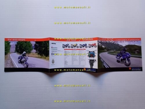Suzuki SV 650 - SV 650 S depliant originale italiano