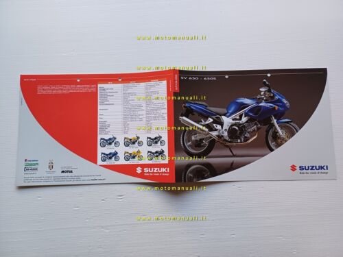 Suzuki SV 650 - SV 650 S depliant originale italiano