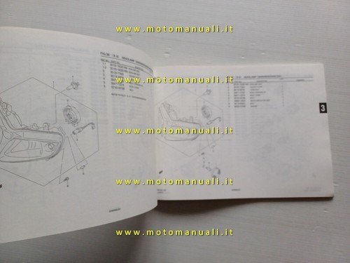 Suzuki SV 650 2007 catalogo ricambi ORIGINALE spare parts catalogue