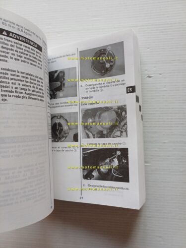 Suzuki SV 650-SV 650 S 1998 manuale uso manutenzione libretto …