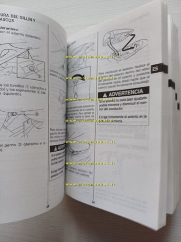 Suzuki SV 650-SV 650 S 2000 manuale uso manutenzione libretto …