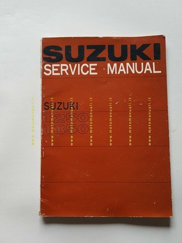 SUZUKI T 350 - T 250 1969 manuale officina INGLESE …