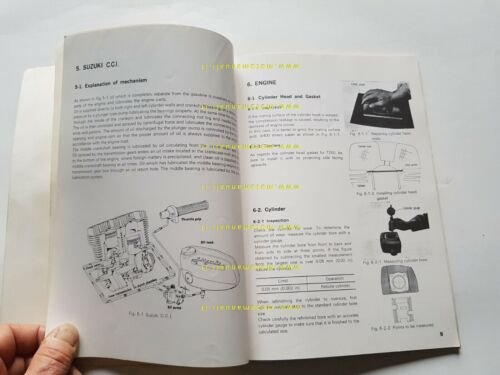 SUZUKI T 350 - T 250 1969 manuale officina INGLESE …