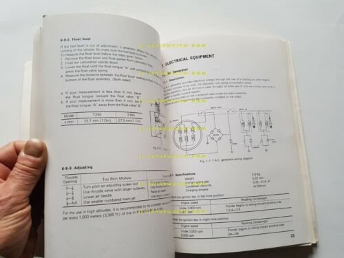 SUZUKI T 350 - T 250 1969 manuale officina INGLESE …