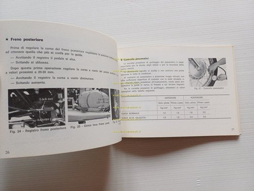 Suzuki T 500 1973 manuale uso manutenzione libretto ITALIANO originale