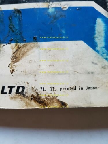 Suzuki T 500 J 1971 manuale uso manutenzione originale ITALIANO …