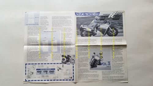 Suzuki TECH NEWS GSX-R 750 rivista aziendale INGLESE originale no …