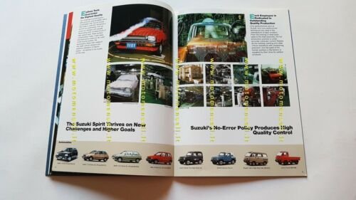 Suzuki The Corporation 1986 rivista aziendale inglese originale no depliant