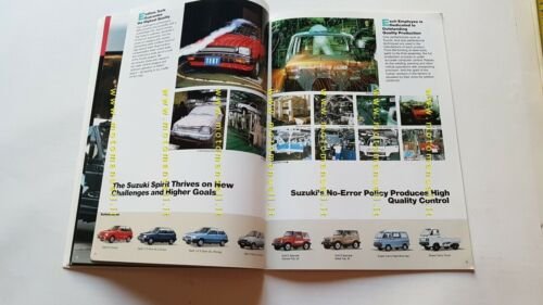 Suzuki The Corporation 1988 rivista aziendale inglese originale no depliant