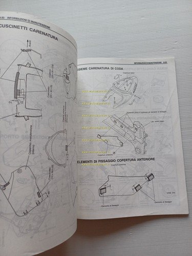 Suzuki TL 1000 R 1998 manuale officina ITALIANO originale