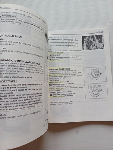 Suzuki TL 1000 R 1998 manuale officina ITALIANO originale