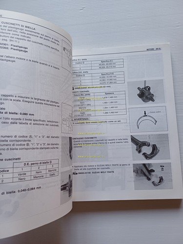 Suzuki TL 1000 R 1998 manuale officina ITALIANO originale
