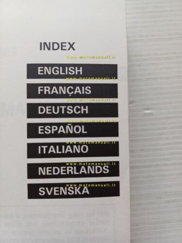 Suzuki TL 1000 S 1996-97 manuale uso manutenzione libretto originale …