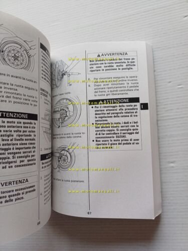 Suzuki TL 1000 S 1996-97 manuale uso manutenzione libretto originale …