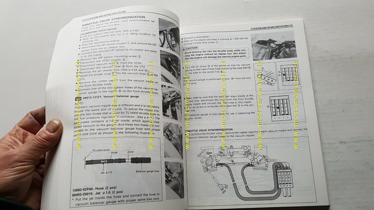 Suzuki TL 1000 S 1997 manuale officina INGLESE originale workshop …