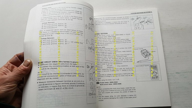 Suzuki TL 1000 S 1997 manuale officina INGLESE originale workshop …