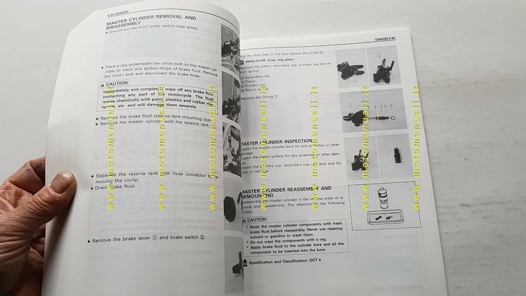Suzuki TL 1000 S 1997 manuale officina INGLESE originale workshop …