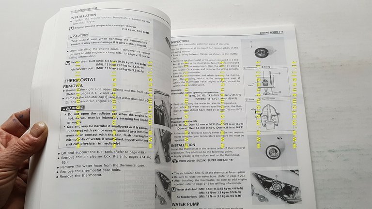 Suzuki TL 1000 S 1997 manuale officina INGLESE originale workshop …