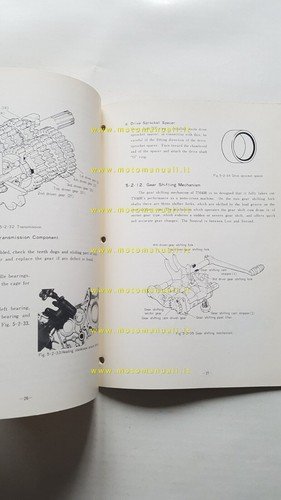 Suzuki TM 400 1971 manuale officina INGLESE originale Workshop SERVICE …