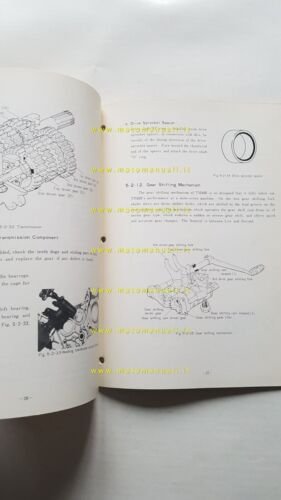 Suzuki TM 400 1971 manuale officina INGLESE originale Workshop SERVICE …