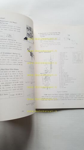 Suzuki TM 400 1971 manuale officina INGLESE originale Workshop SERVICE …
