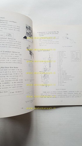 Suzuki TM 400 1971 manuale officina INGLESE originale Workshop SERVICE …